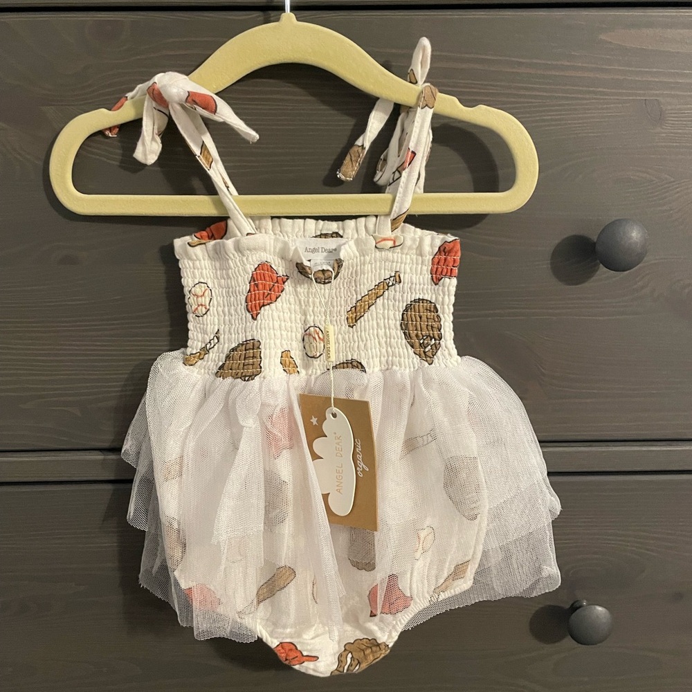 Angel Dear Baseball Tutu Bubble 6-12 month